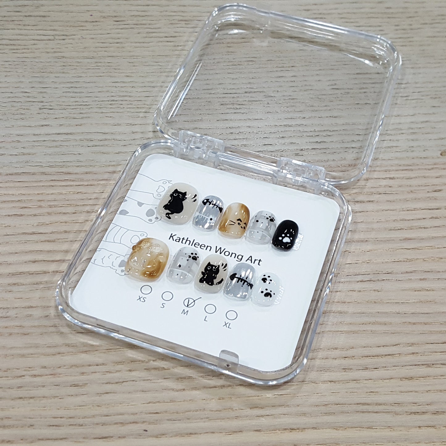 裝飾指甲貓咪款
