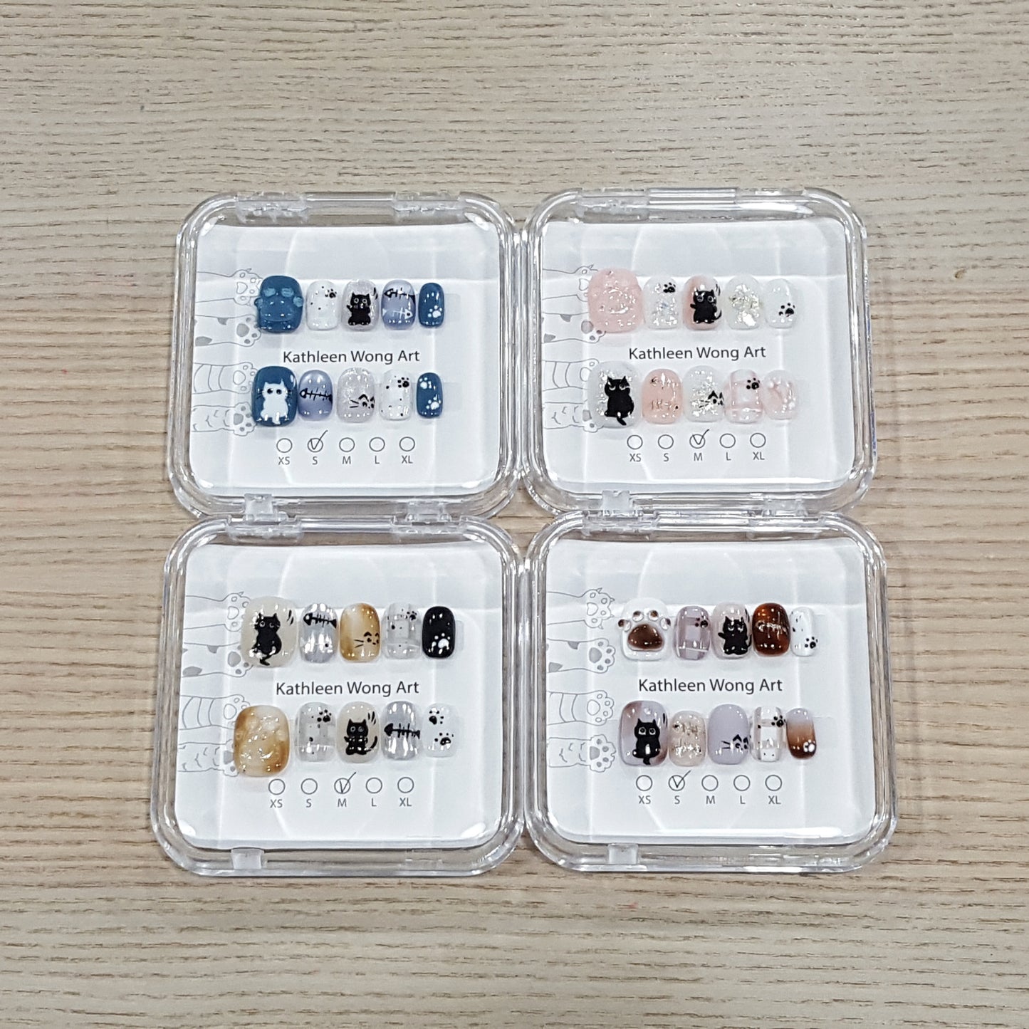 裝飾指甲貓咪款