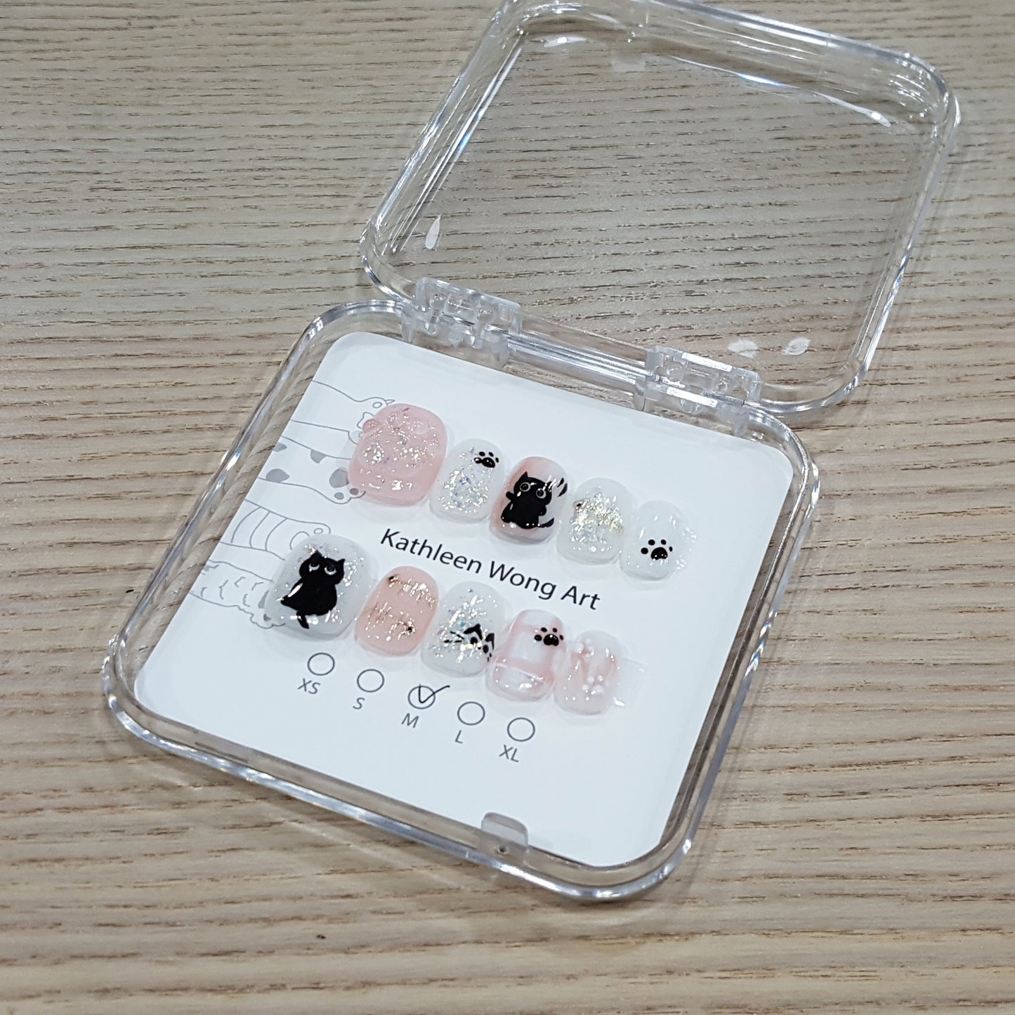 裝飾指甲貓咪款