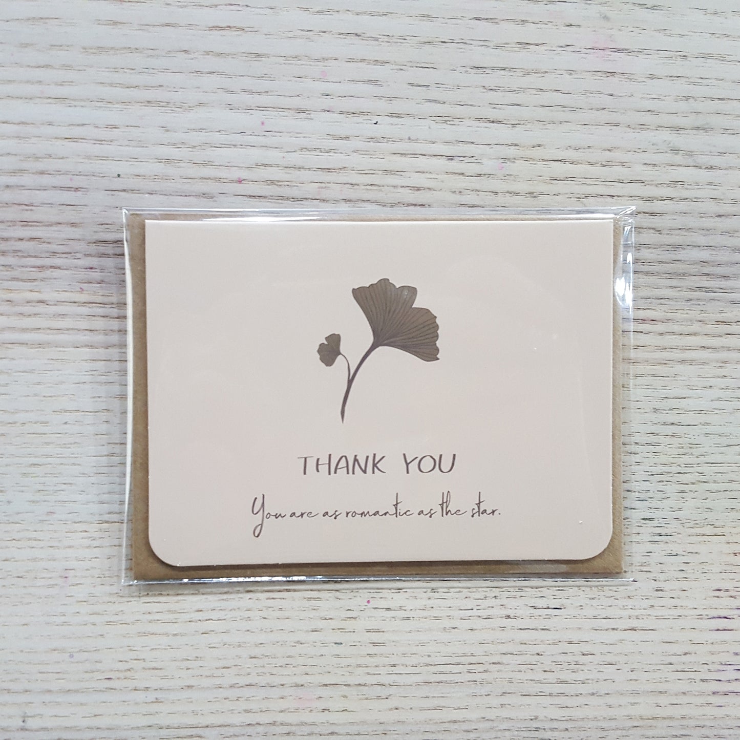 牛皮賀卡18x10.5cm (連信封)