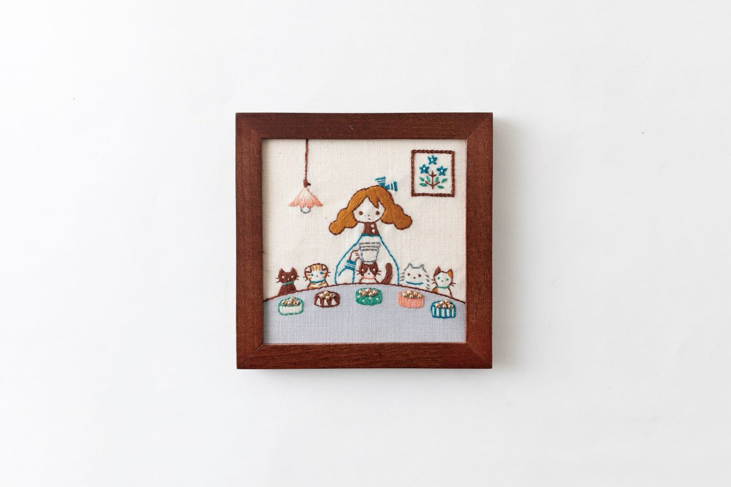Embroidery Kit - A Life with a Cat_Dinning