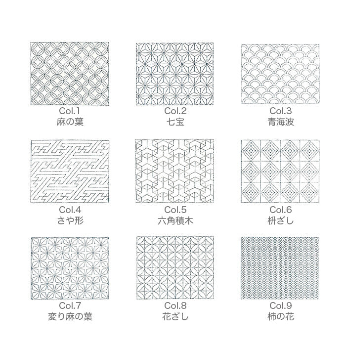 日本Naska藍染靛藍刺子繡布(35x38x2cm)