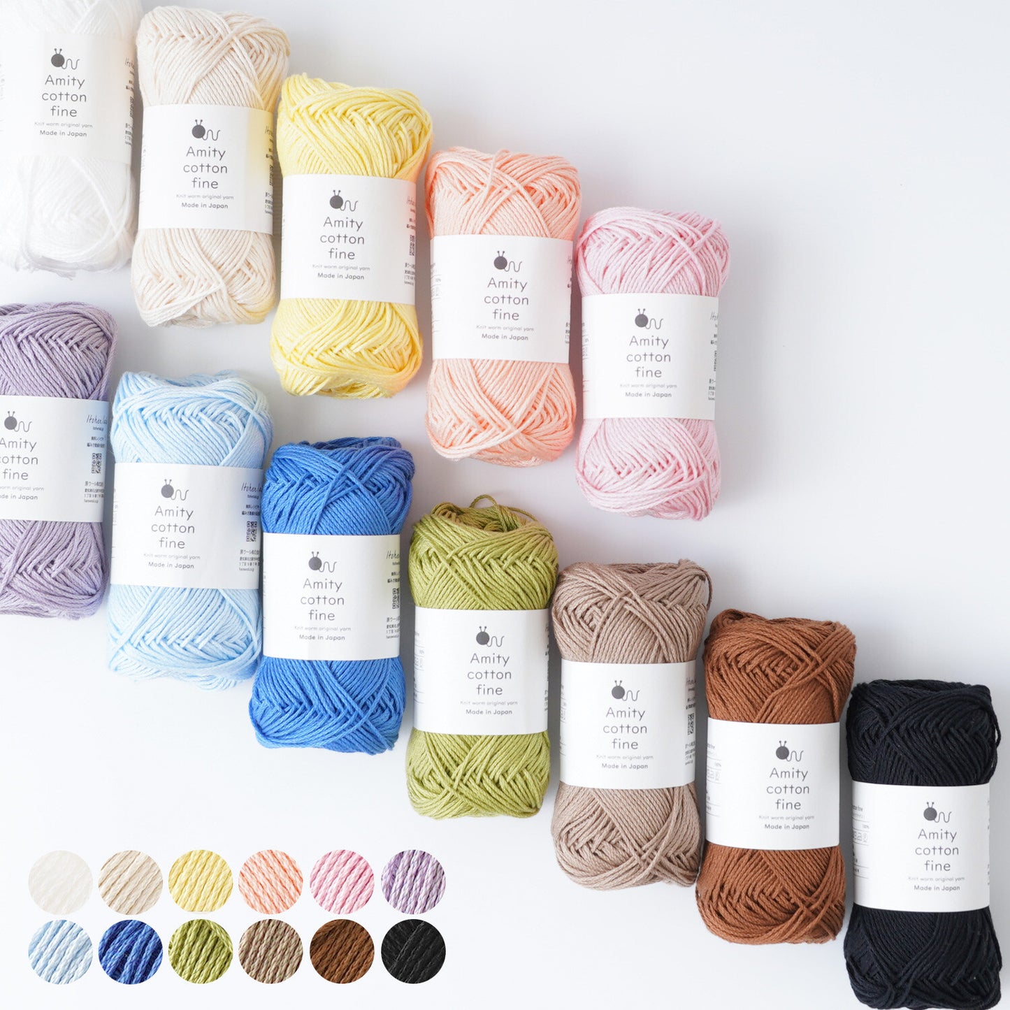 日本Knitworm棉綫 Amity Cotton Fine_約80m