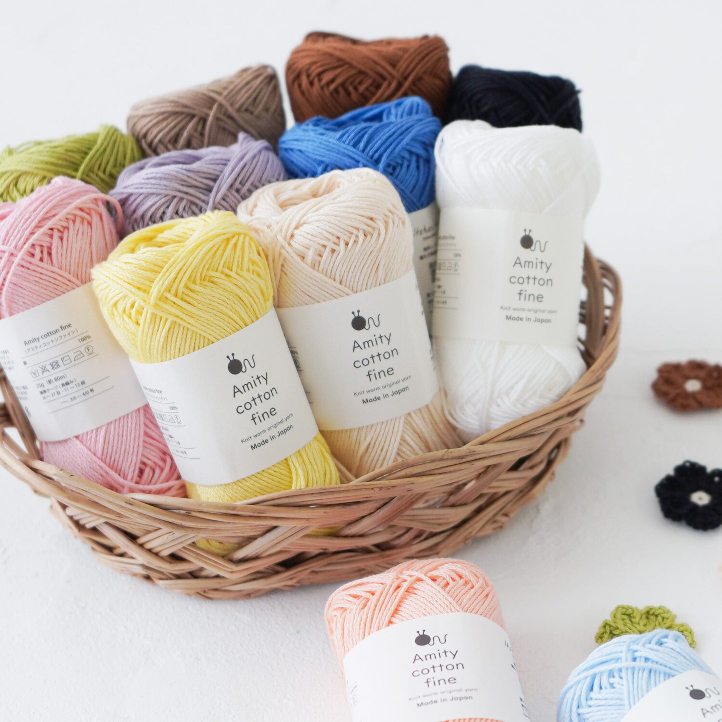 日本Knitworm棉綫 Amity Cotton Fine_約80m