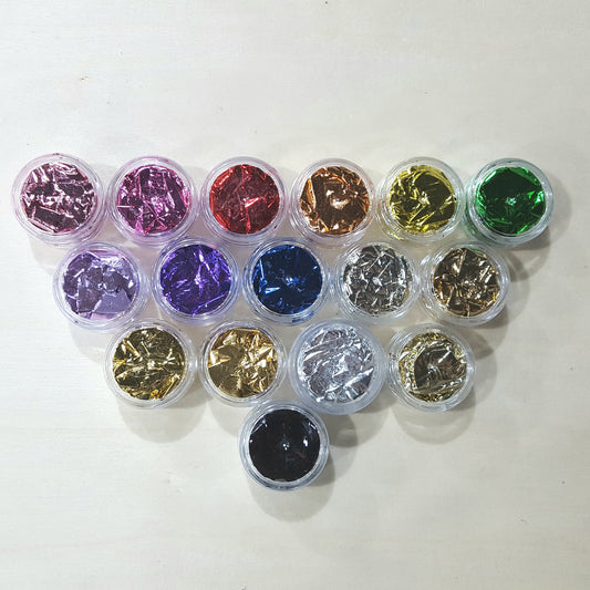 金箔紙碎16色套裝