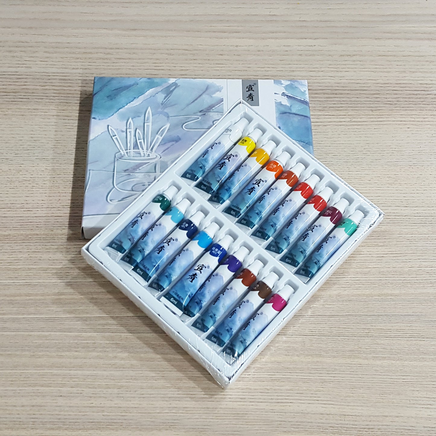 宣青中國畫顏料/毛筆