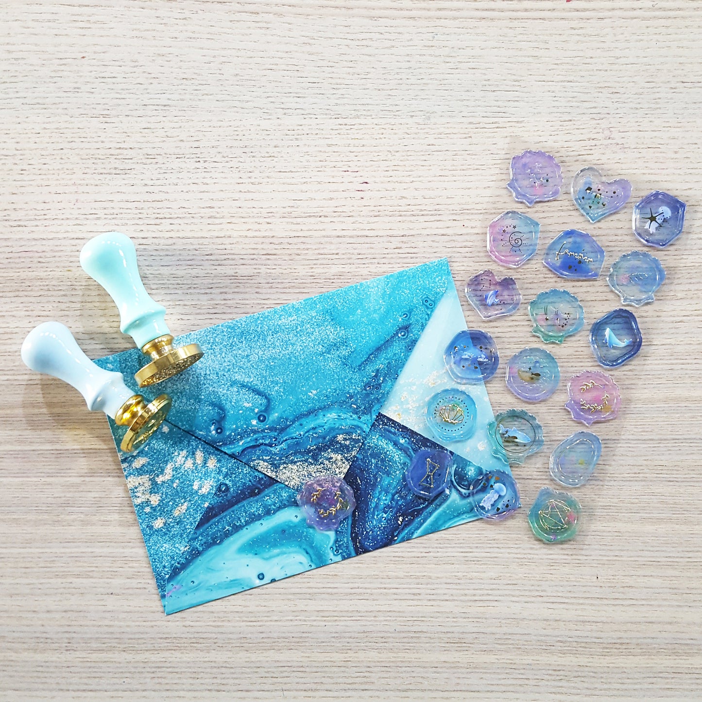 3D立體半透明印章貼紙