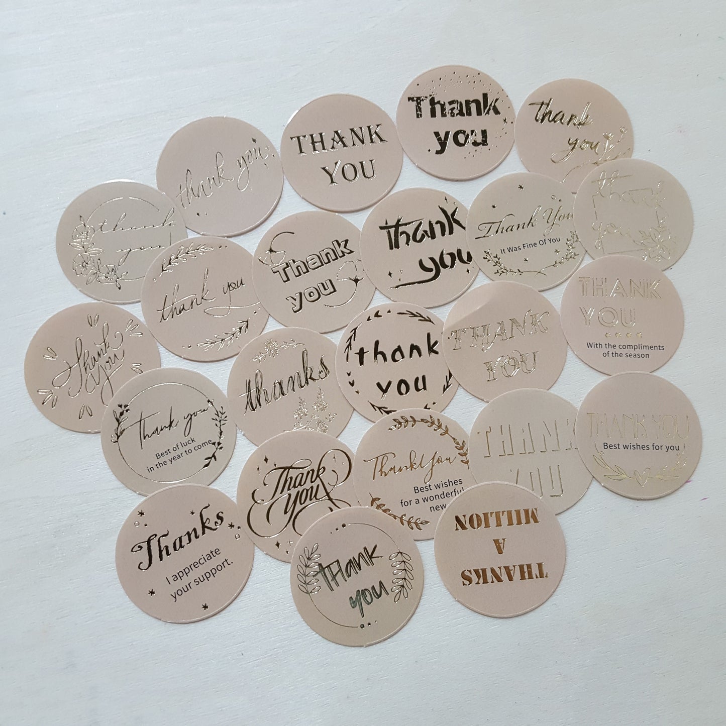 圓形裝飾貼紙23款(23張)