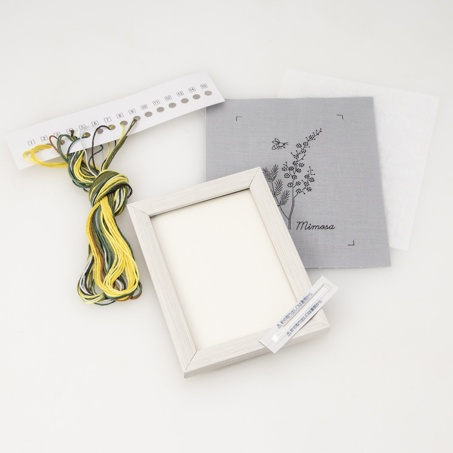 Embroidery Kit -Botanical And Floral Kit_Mimosa