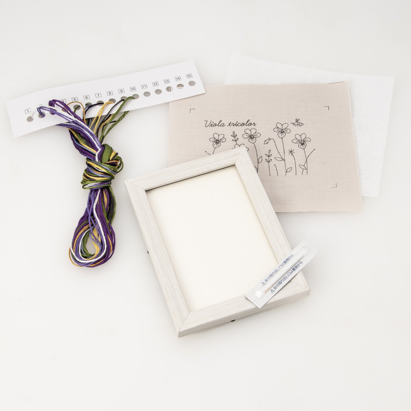 Embroidery Kit -Botanical And Floral_Viola