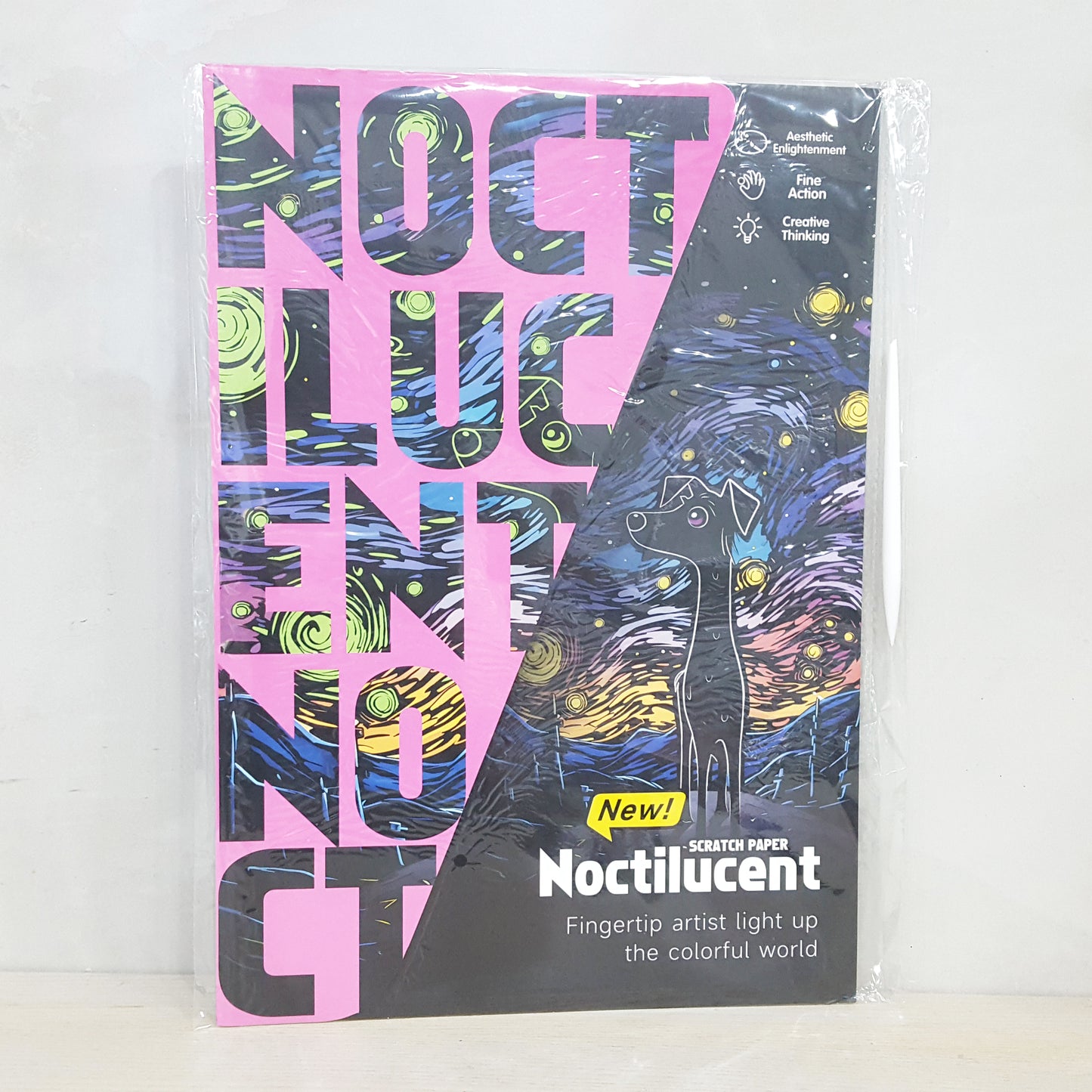 A3 Noctilucent 夜光刮刮畫(送刮刮筆)