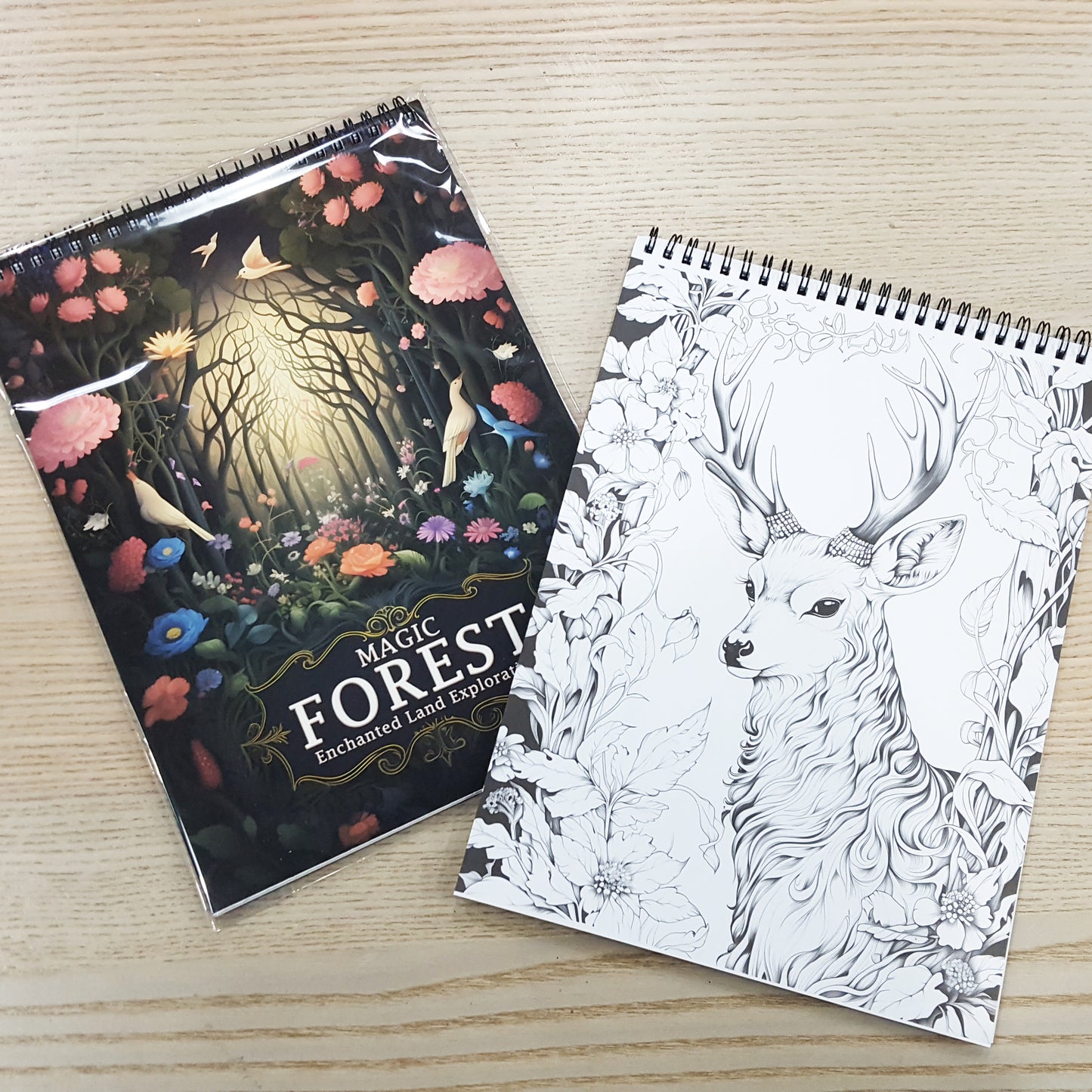 A4木顏色填色本魔法花園系列A