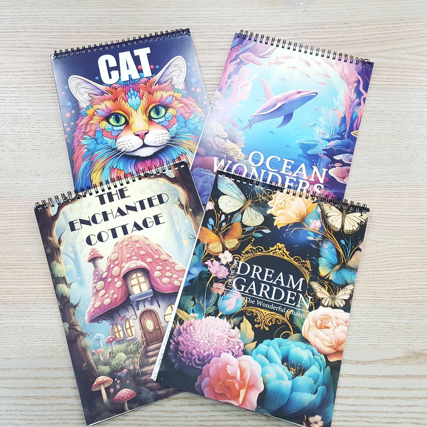 A4木顏色填色本魔法花園系列B