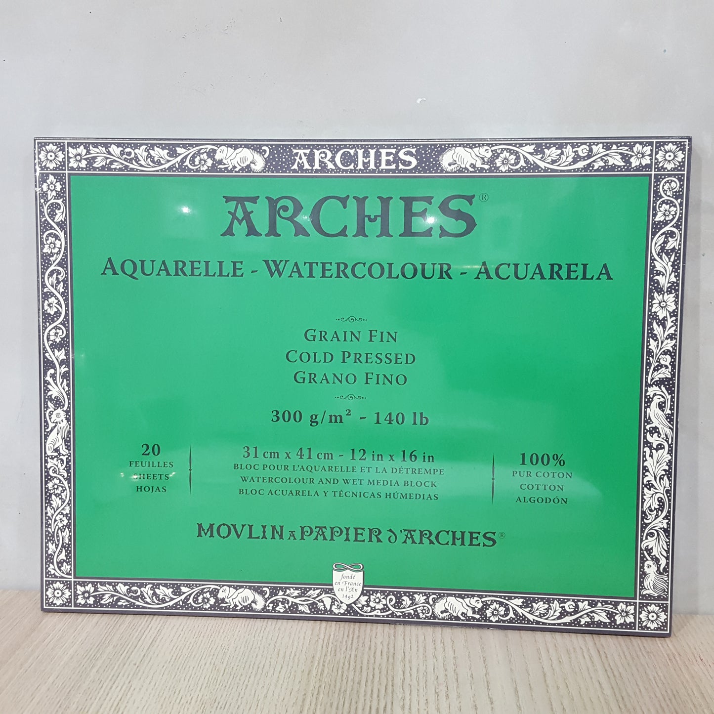 雅詩 Arches 300g水彩畫簿