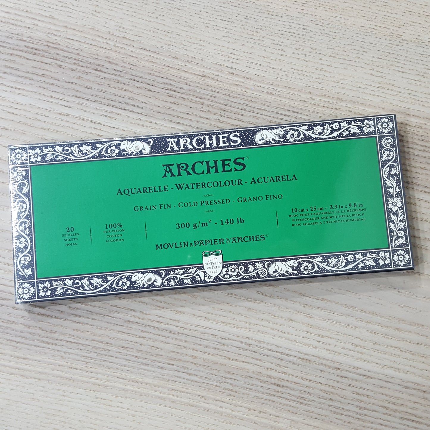 雅詩 Arches 300g水彩畫簿