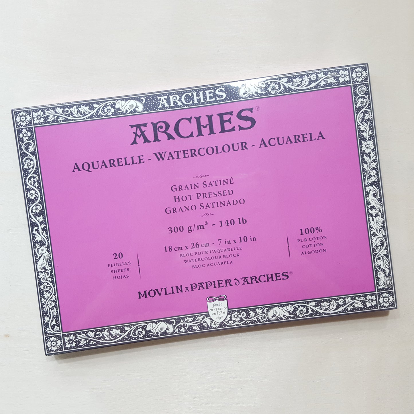 雅詩 Arches 300g水彩畫簿