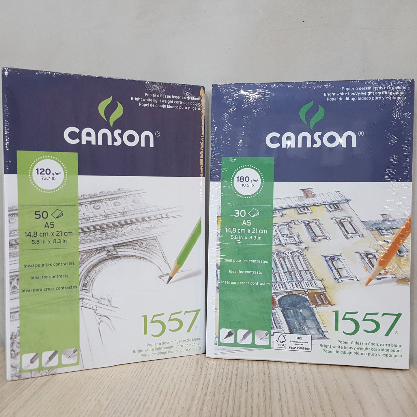 Canson 1557 A5 本裝素描畫簿