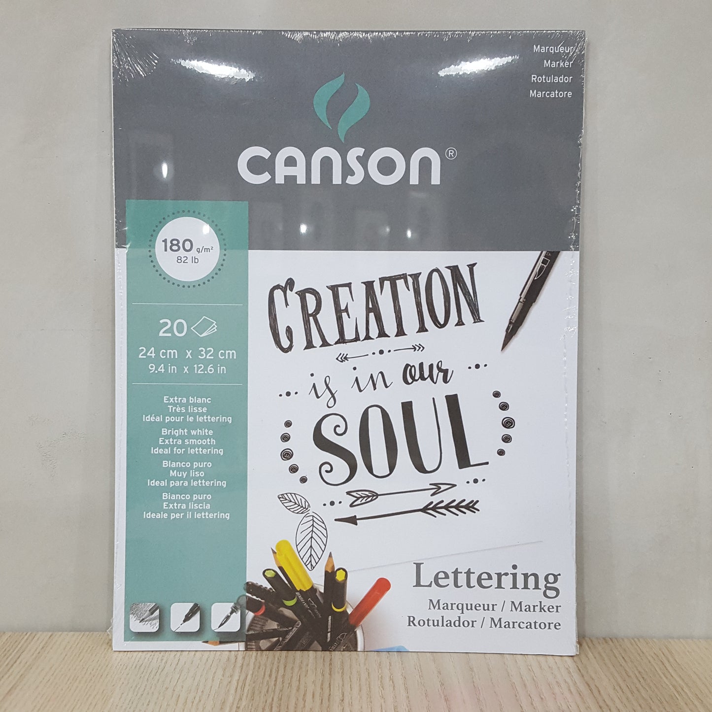 Canson 20張美術字體畫簿