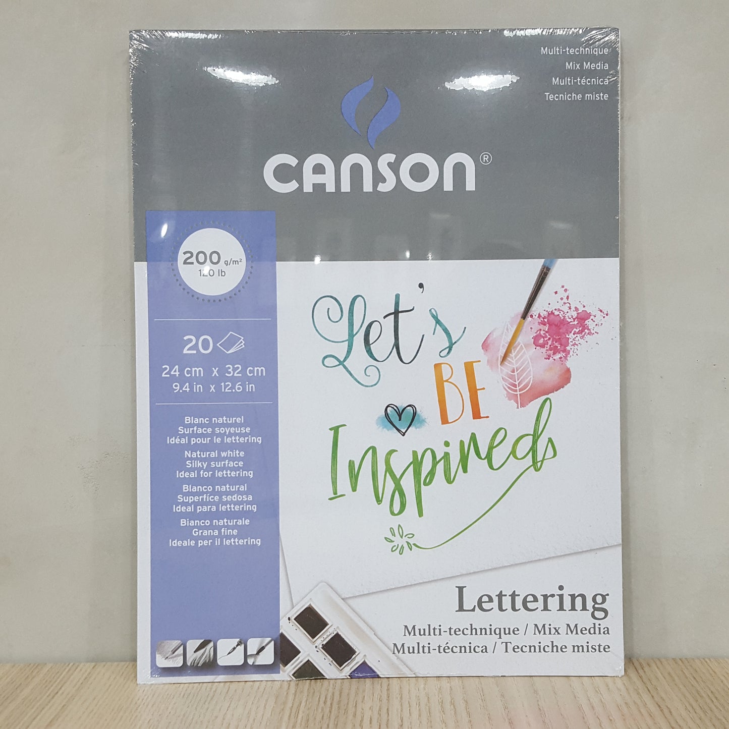 Canson 20張美術字體畫簿