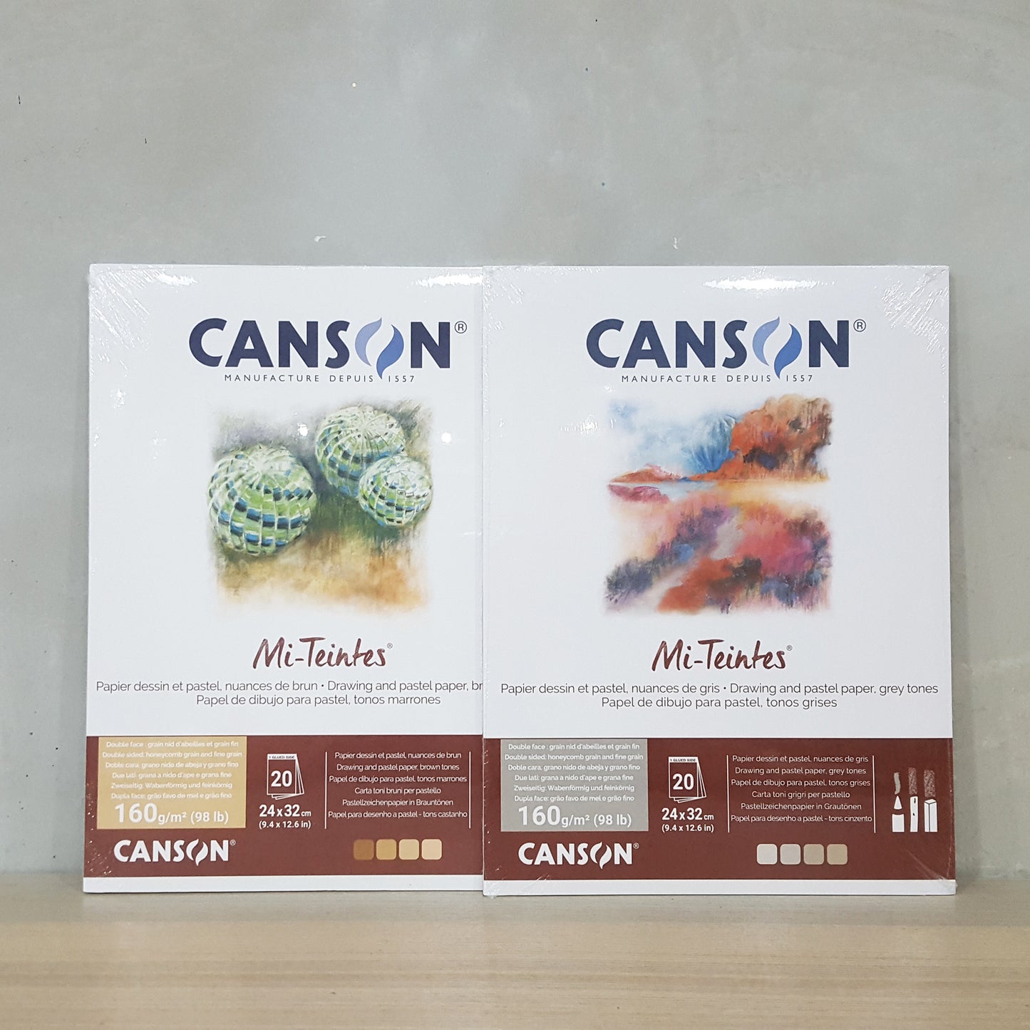 Canson MI-TEINTES 粉彩畫簿