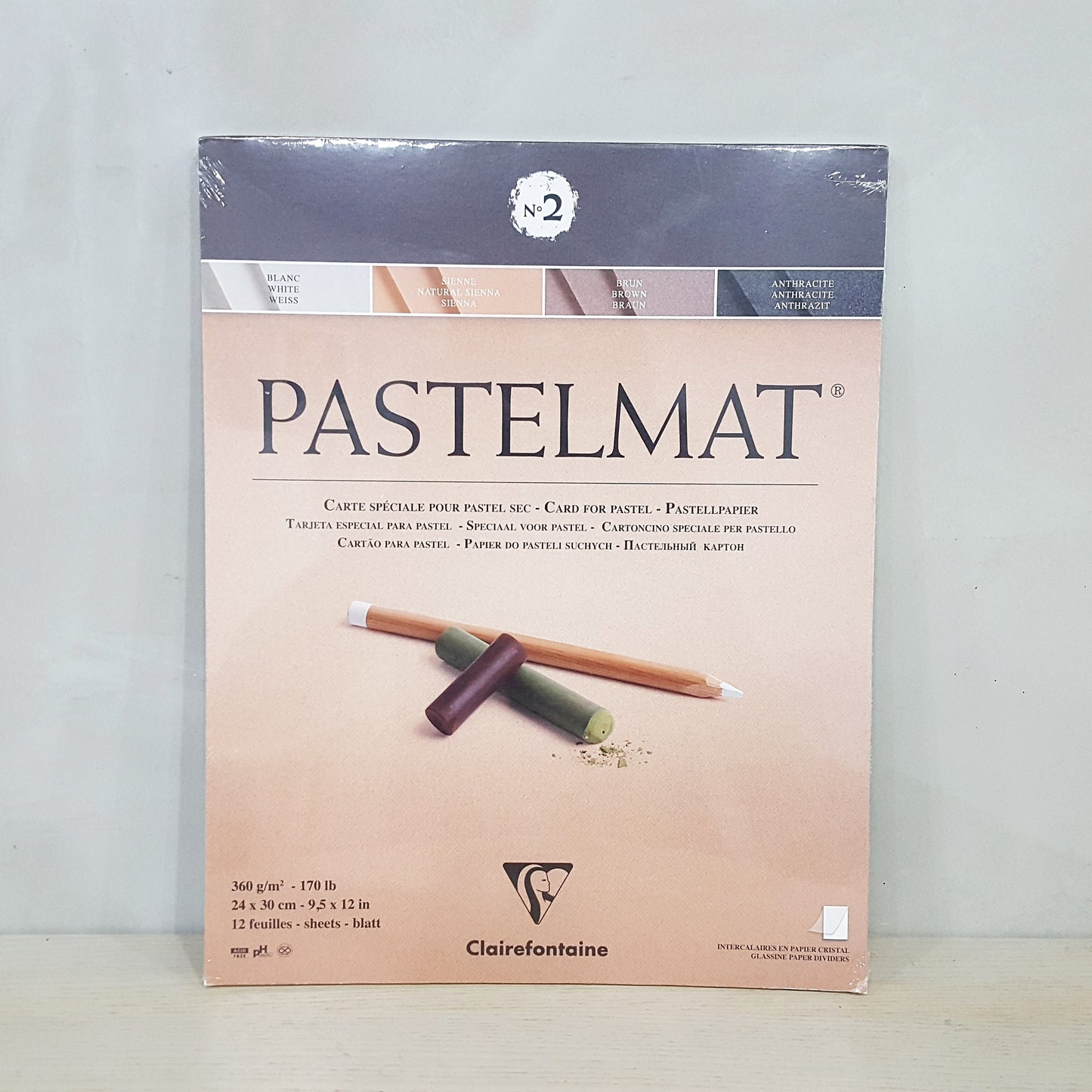 PastelMat Pad 粉彩紙 12張/本 360g