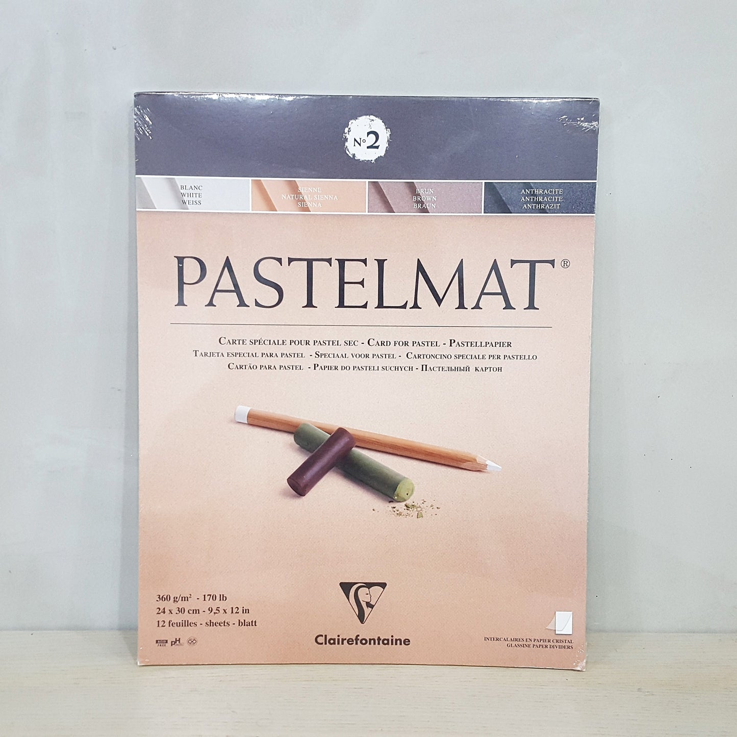 PastelMat Pad 粉彩紙 12張/本 360g