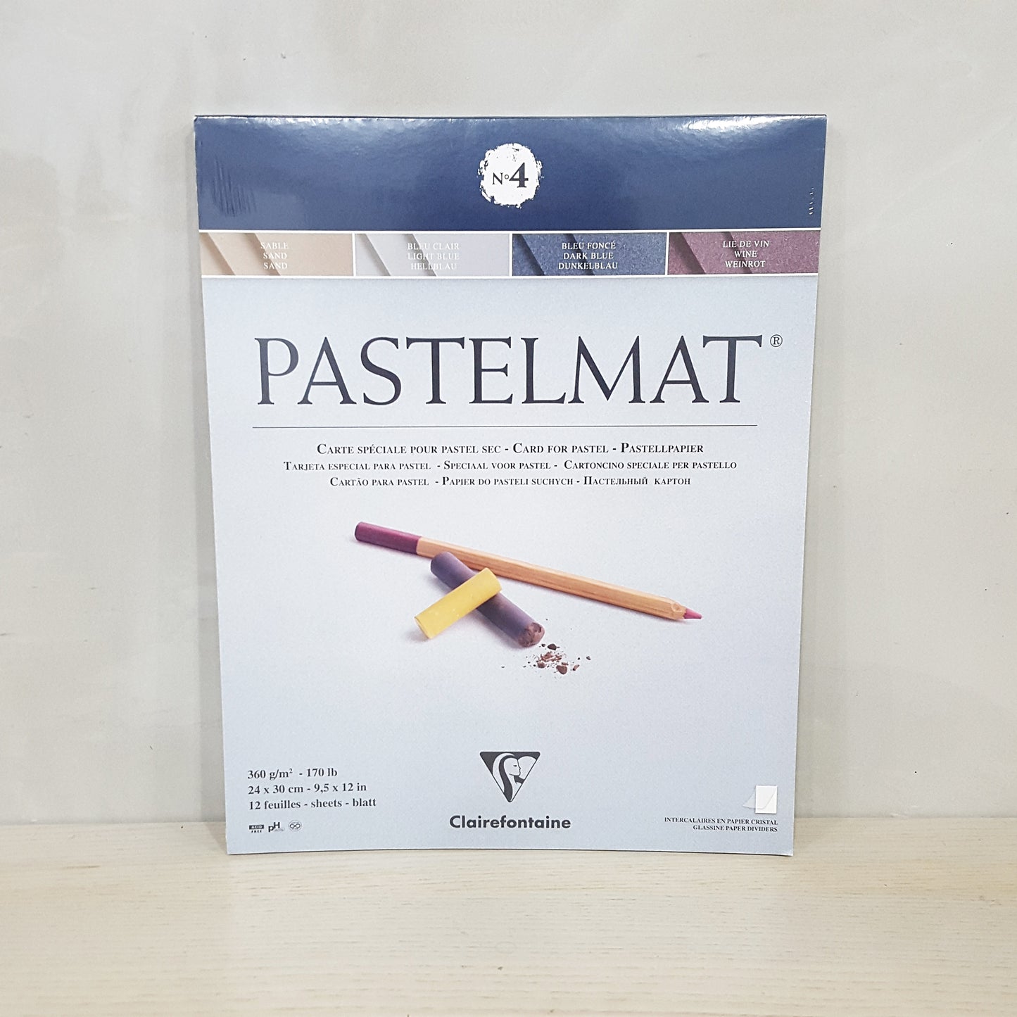 PastelMat Pad 粉彩紙 12張/本 360g