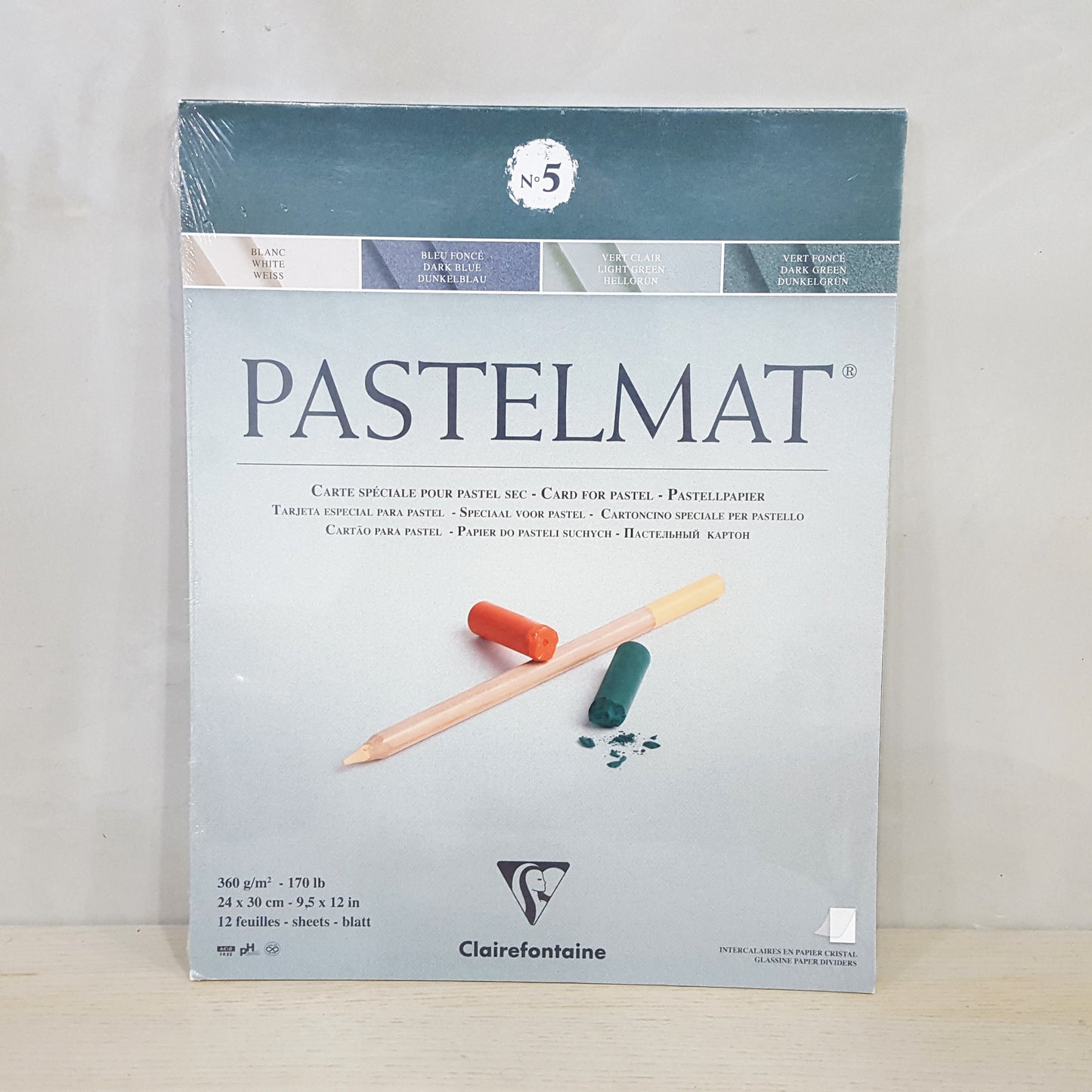 PastelMat Pad 粉彩紙 12張/本 360g