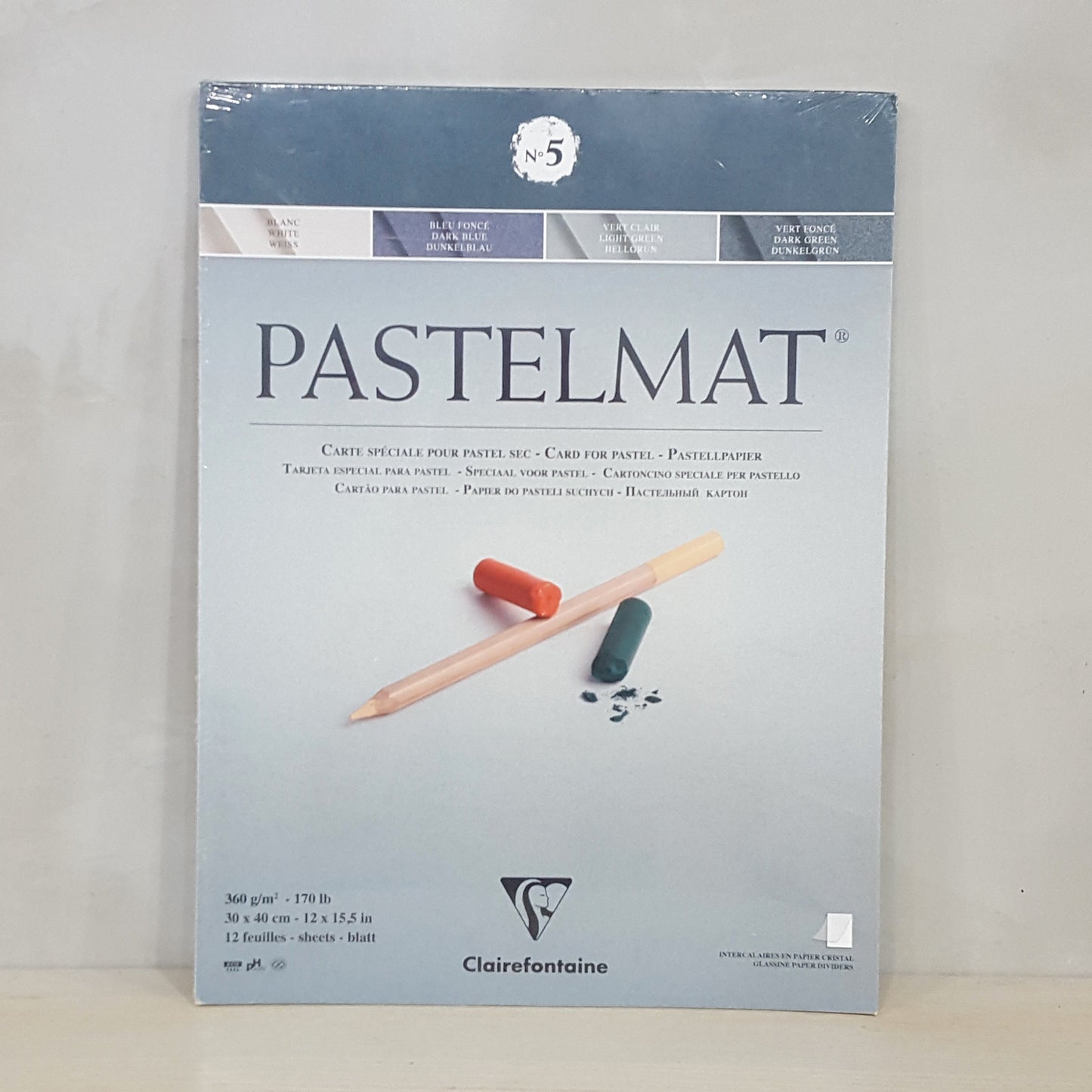PastelMat Pad 粉彩紙 12張/本 360g