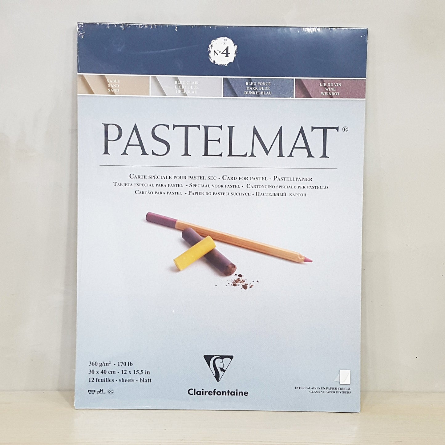 PastelMat Pad 粉彩紙 12張/本 360g