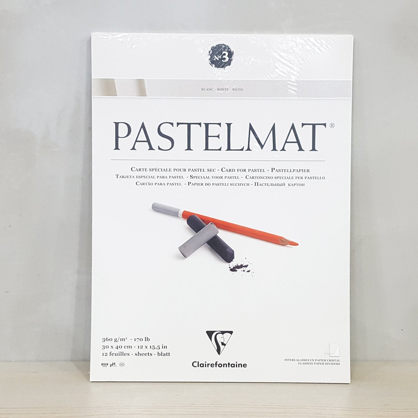 PastelMat Pad 粉彩紙 12張/本 360g