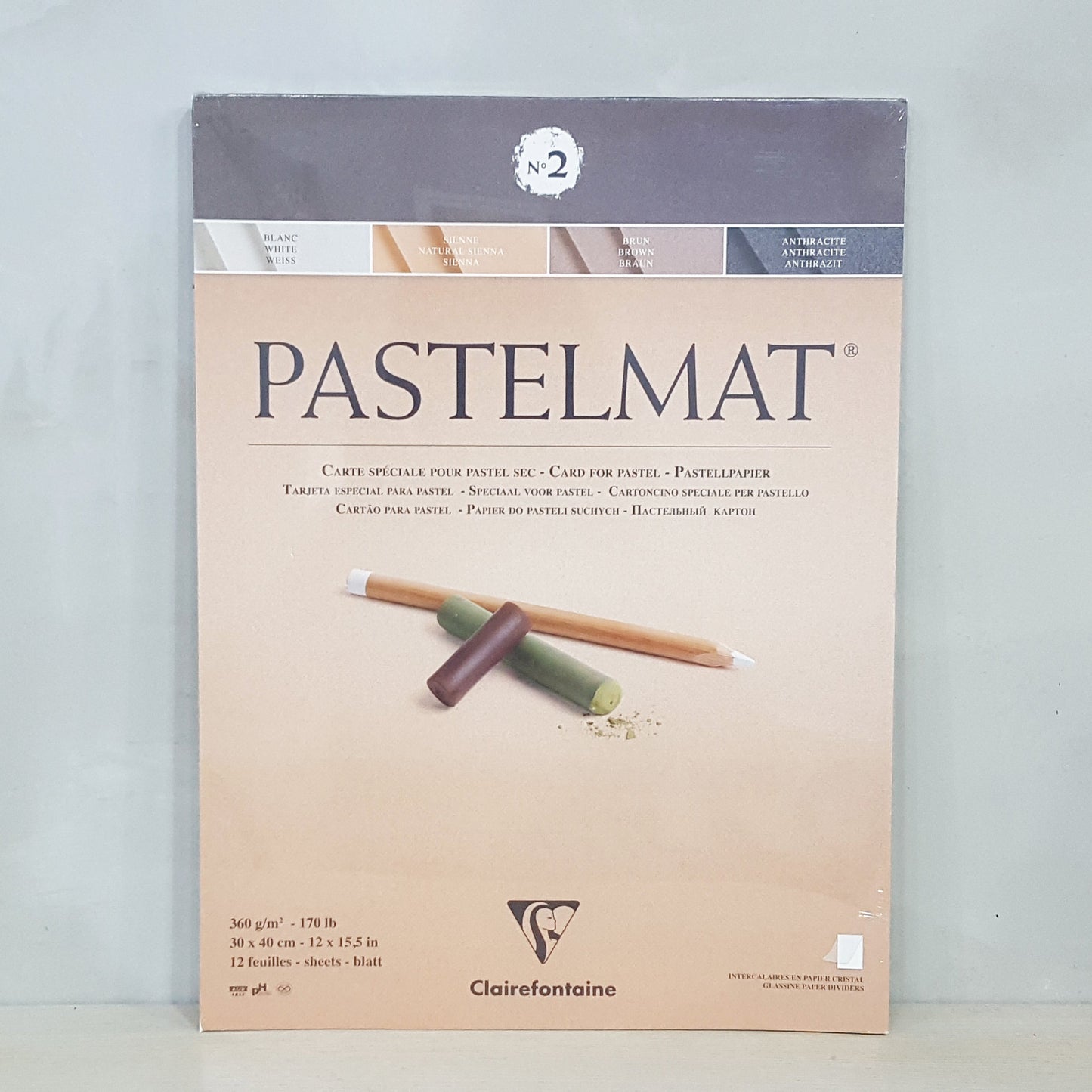 PastelMat Pad 粉彩紙 12張/本 360g