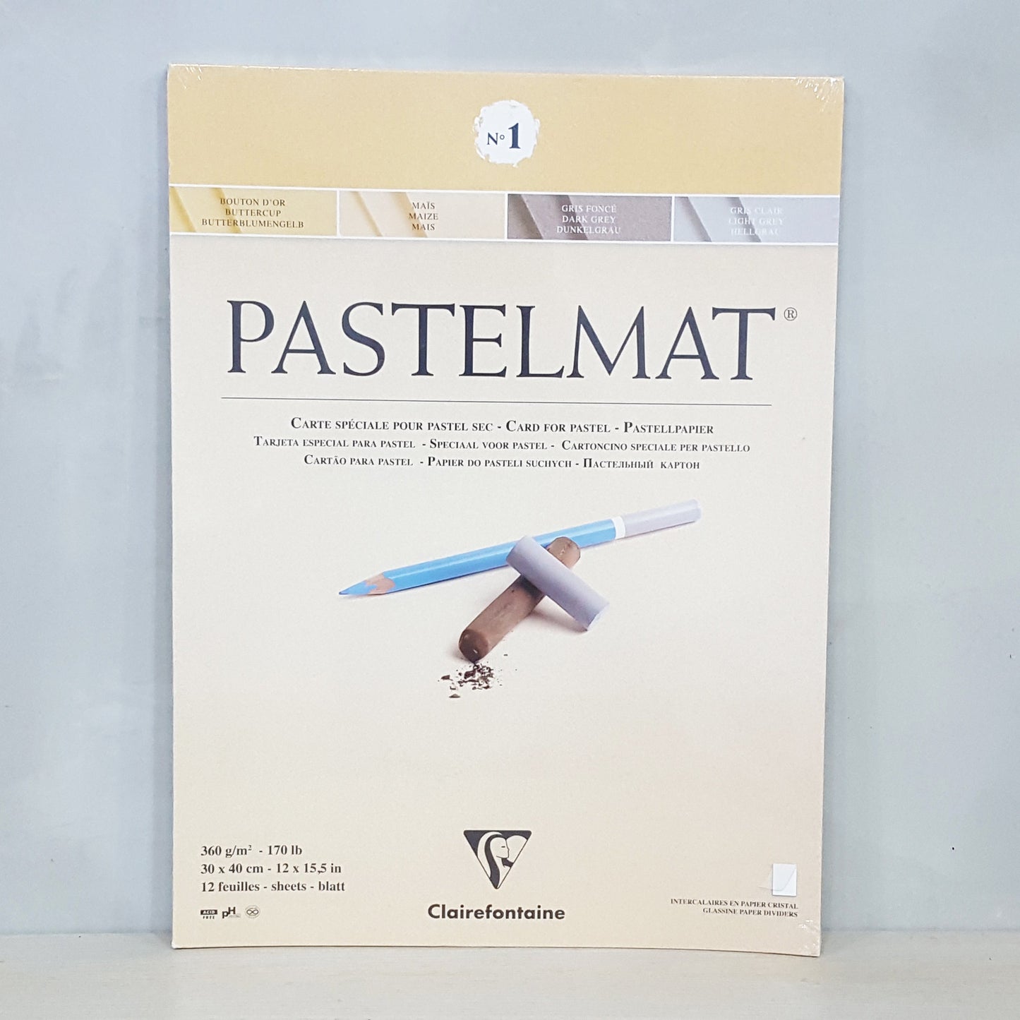 PastelMat Pad 粉彩紙 12張/本 360g