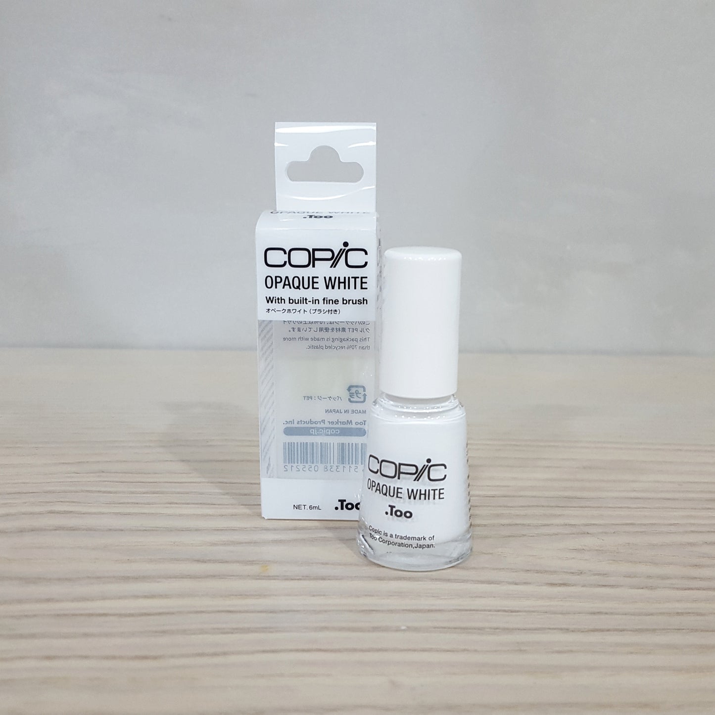 Copic Opaque White With Built-In Fine Brush 6ml