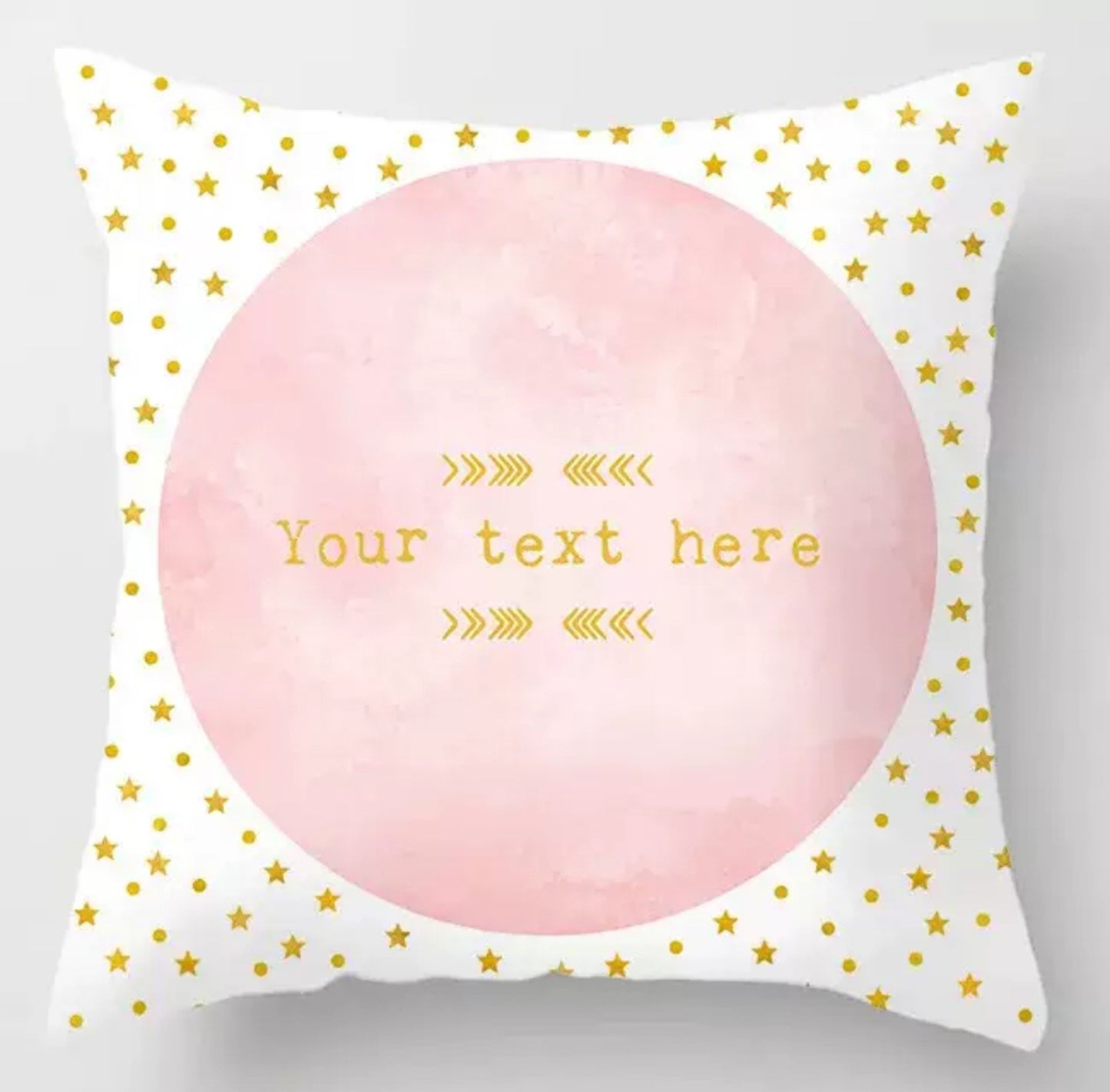 Cushion Pink 粉紅時尚圖案𠱸咕套