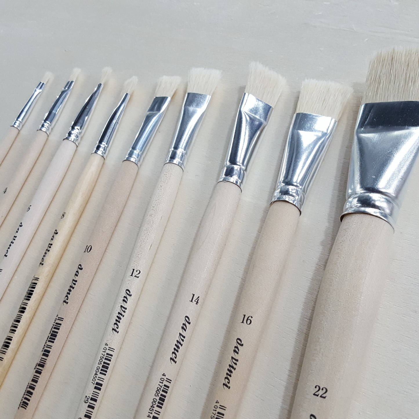 Da Vinci 德國短木桿油畫筆