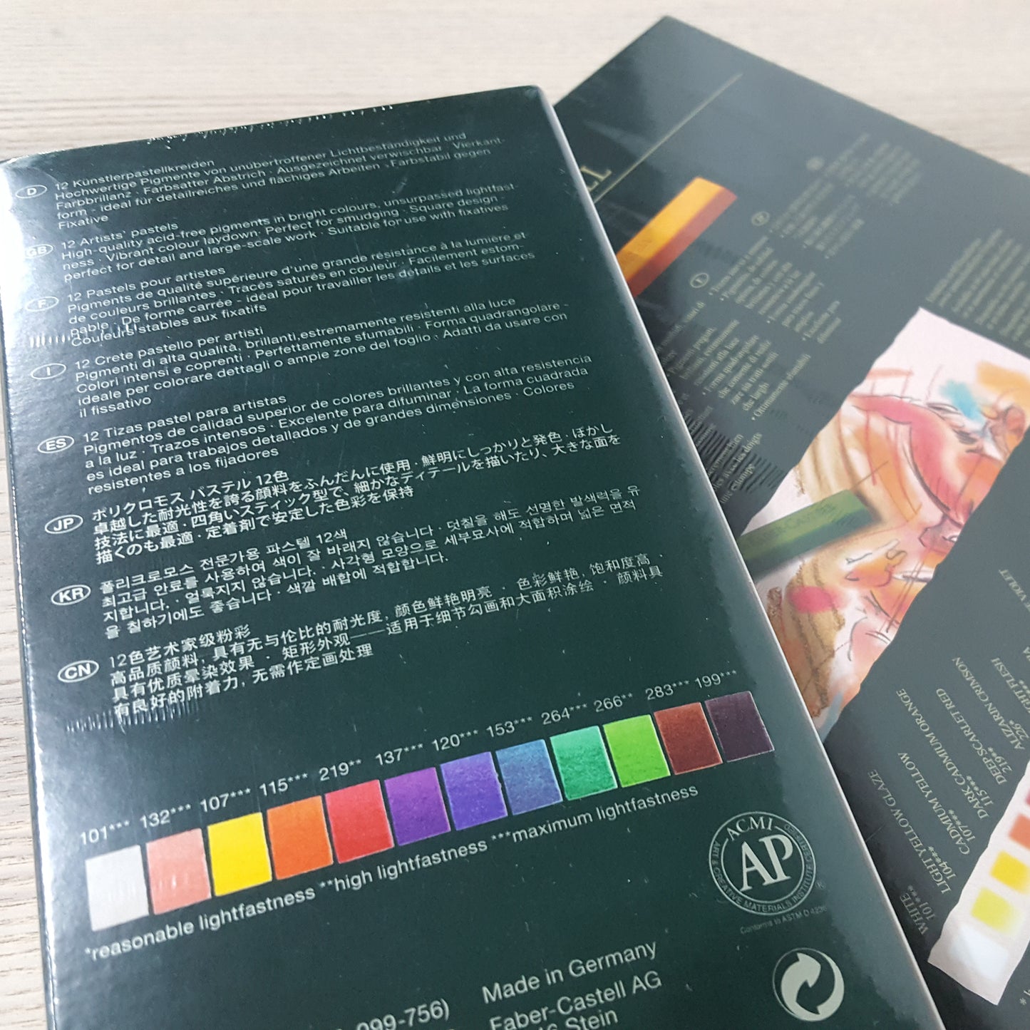 Faber-Castell Polychromos artist pastel cardboard