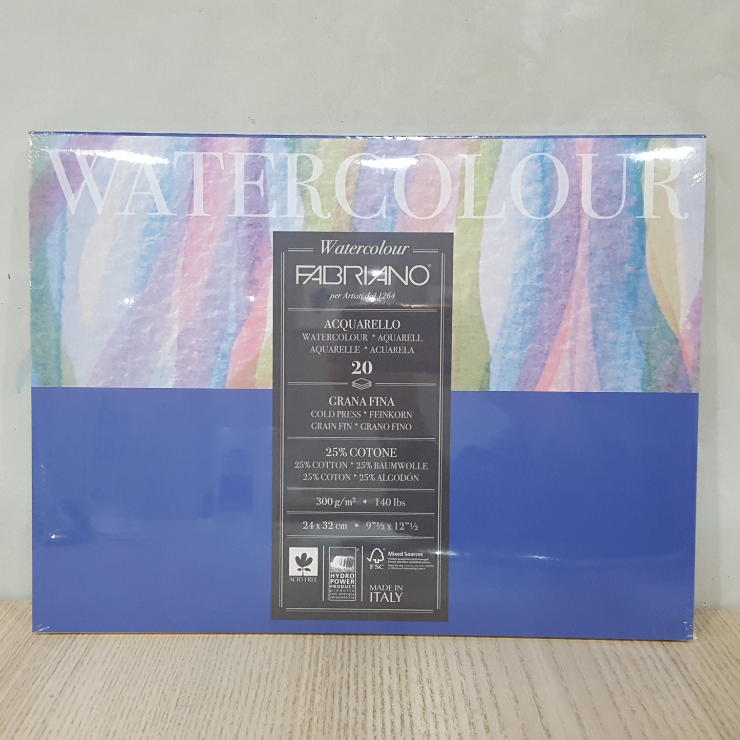 Fabriano 20頁中紋水彩本200g/300g