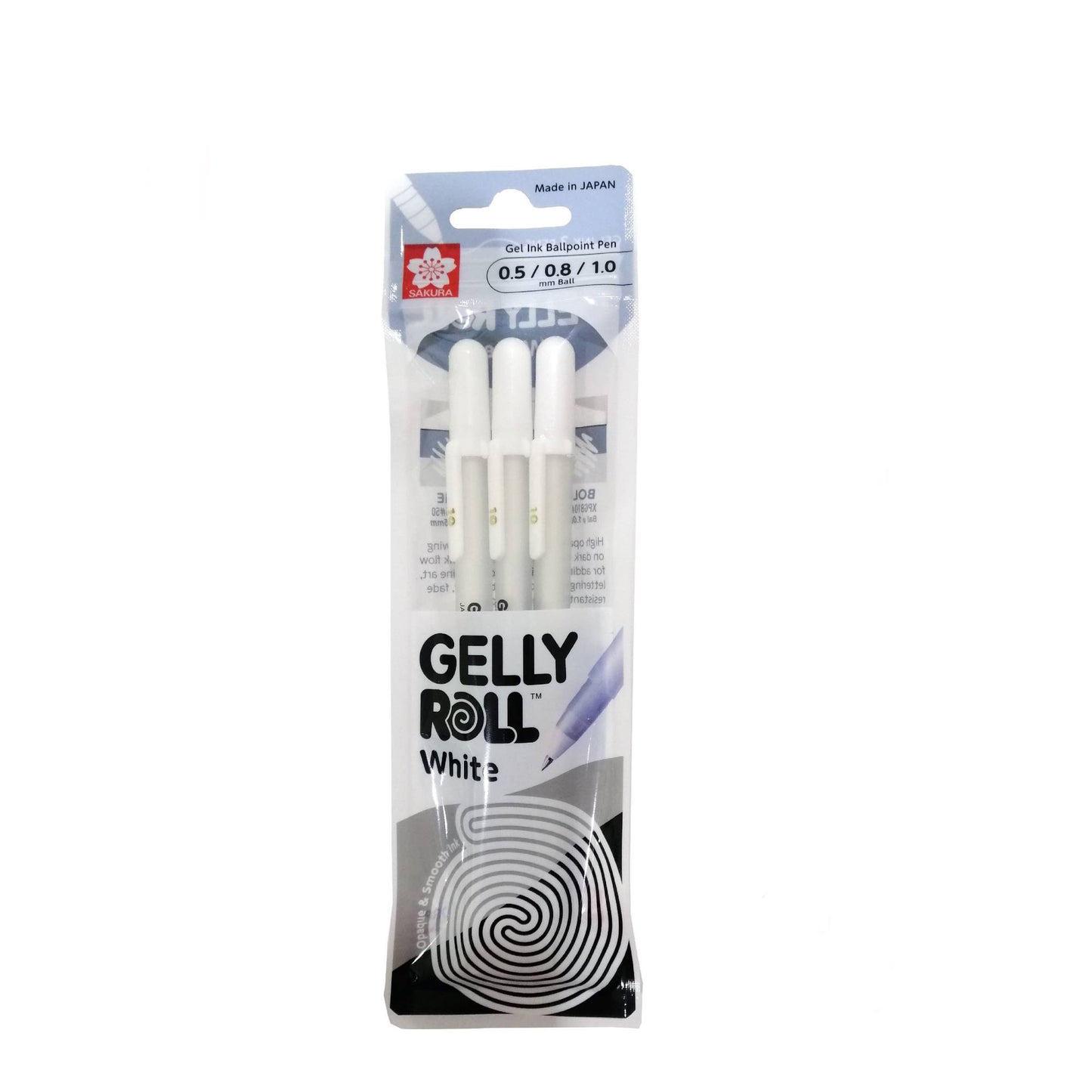 Sakura Gelly Roll White With 3PC Set