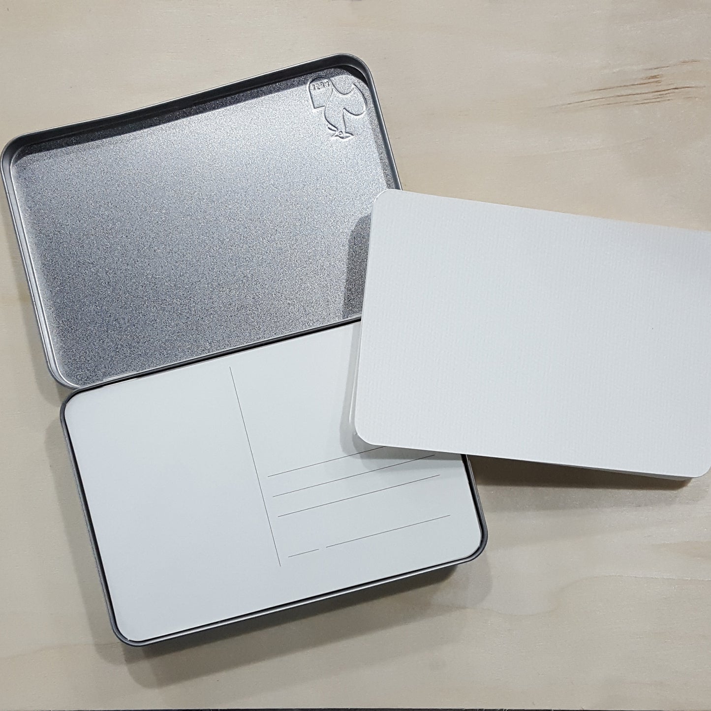 Hahnemuhle鐵盒水彩明信片30張230g 10.5x14.8_粗紋