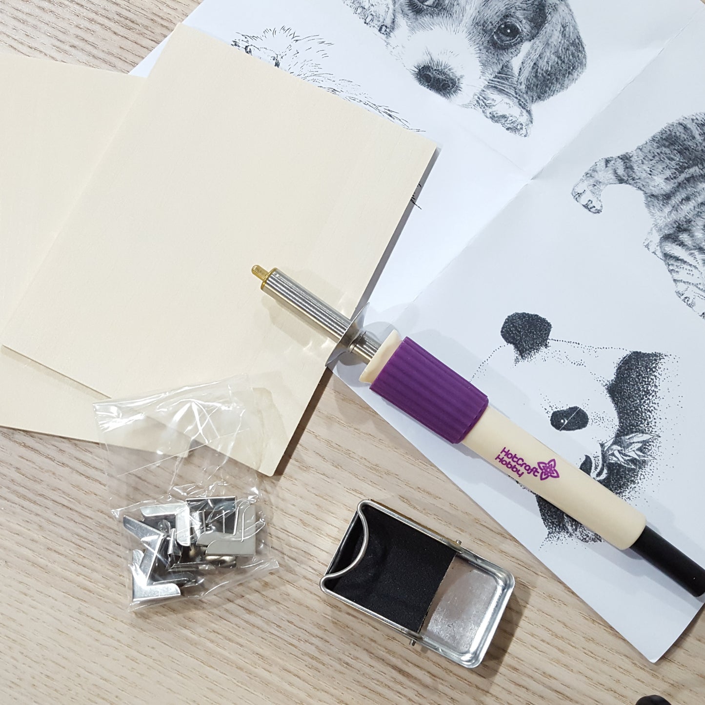 Hot Craft Hobby Woodburning Pen Deluxe Set 烙畫筆豪華版