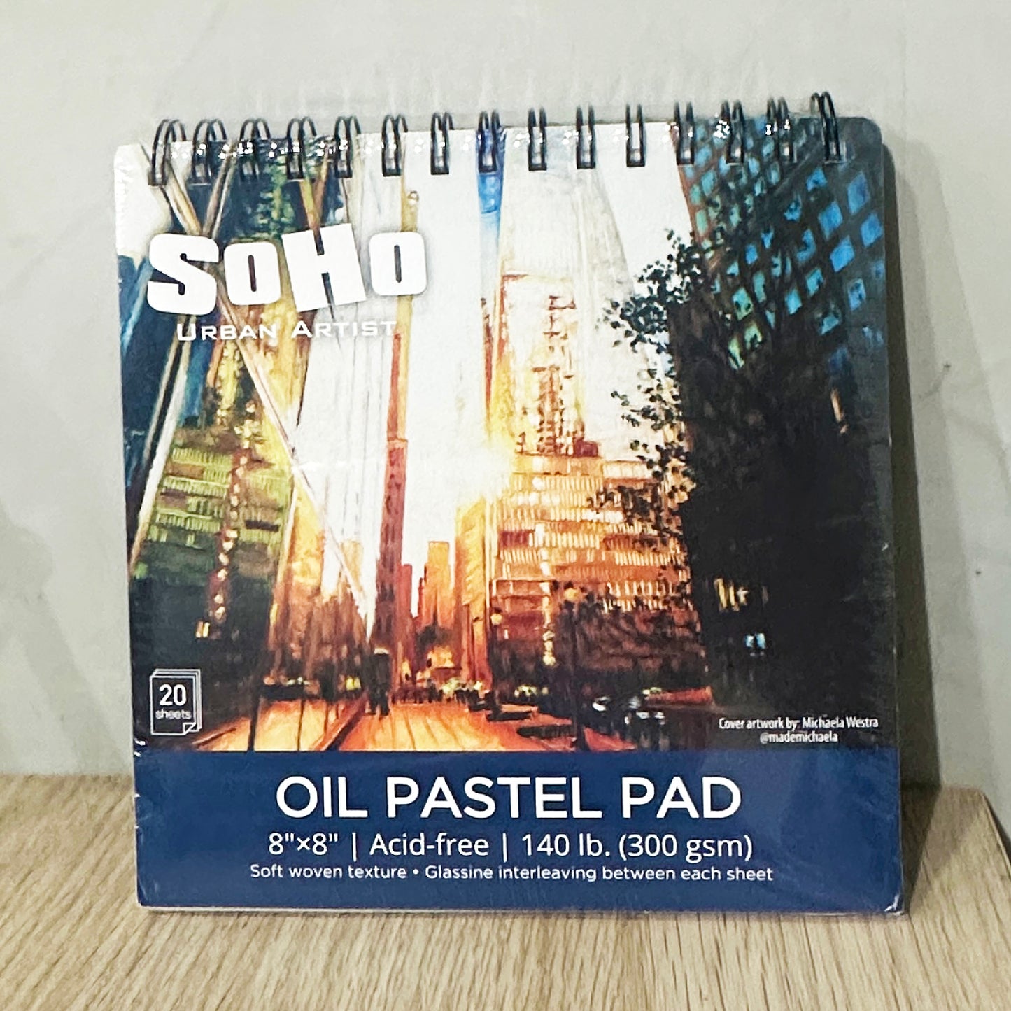 SOHO Oil Pastel Pad_8x8in_300gsm (20sheets)