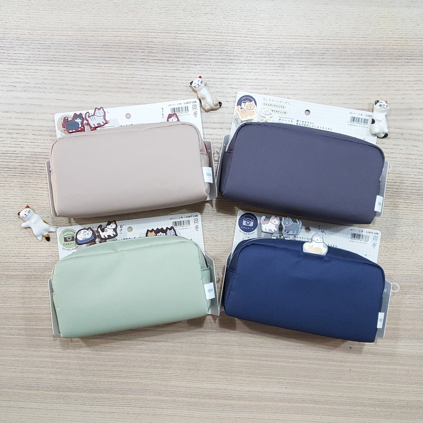 LIHIT Lab 貓貓長方形多用途筆袋