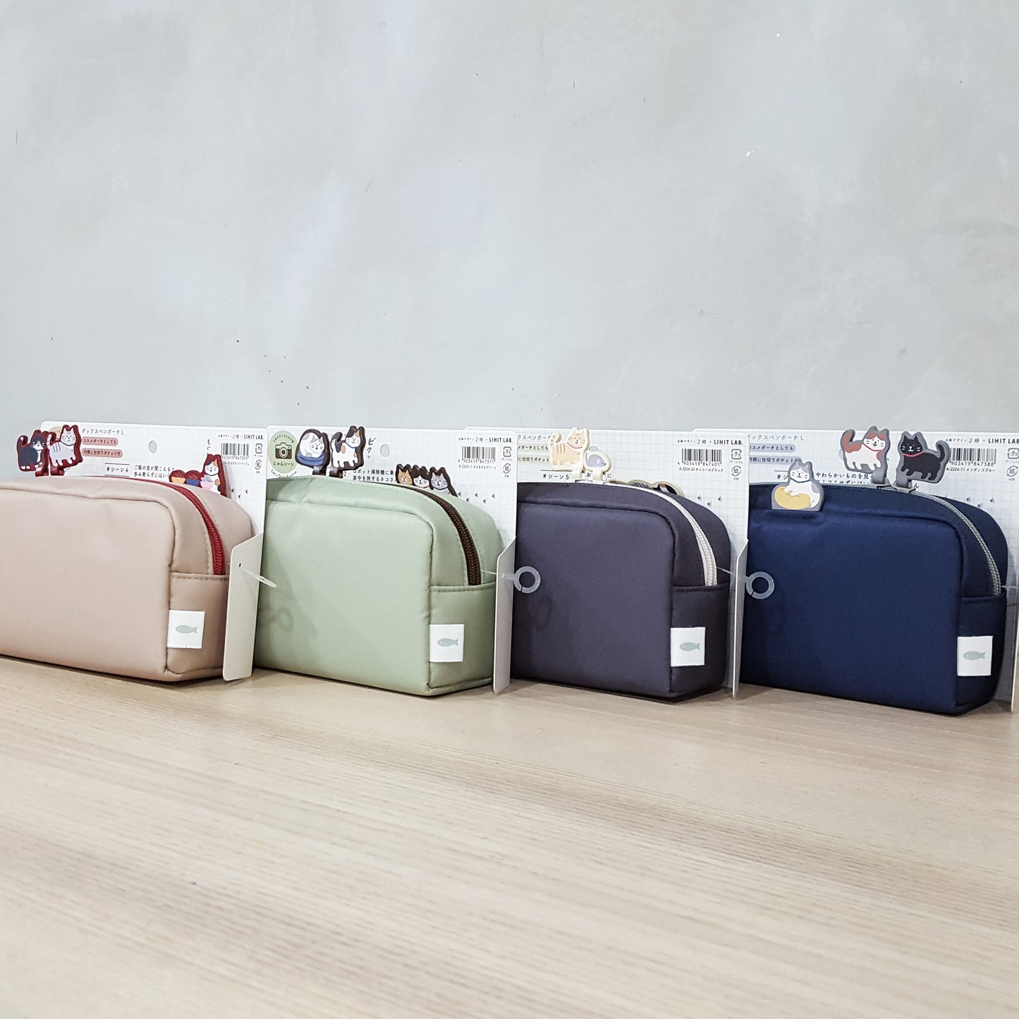 LIHIT Lab 貓貓長方形多用途筆袋