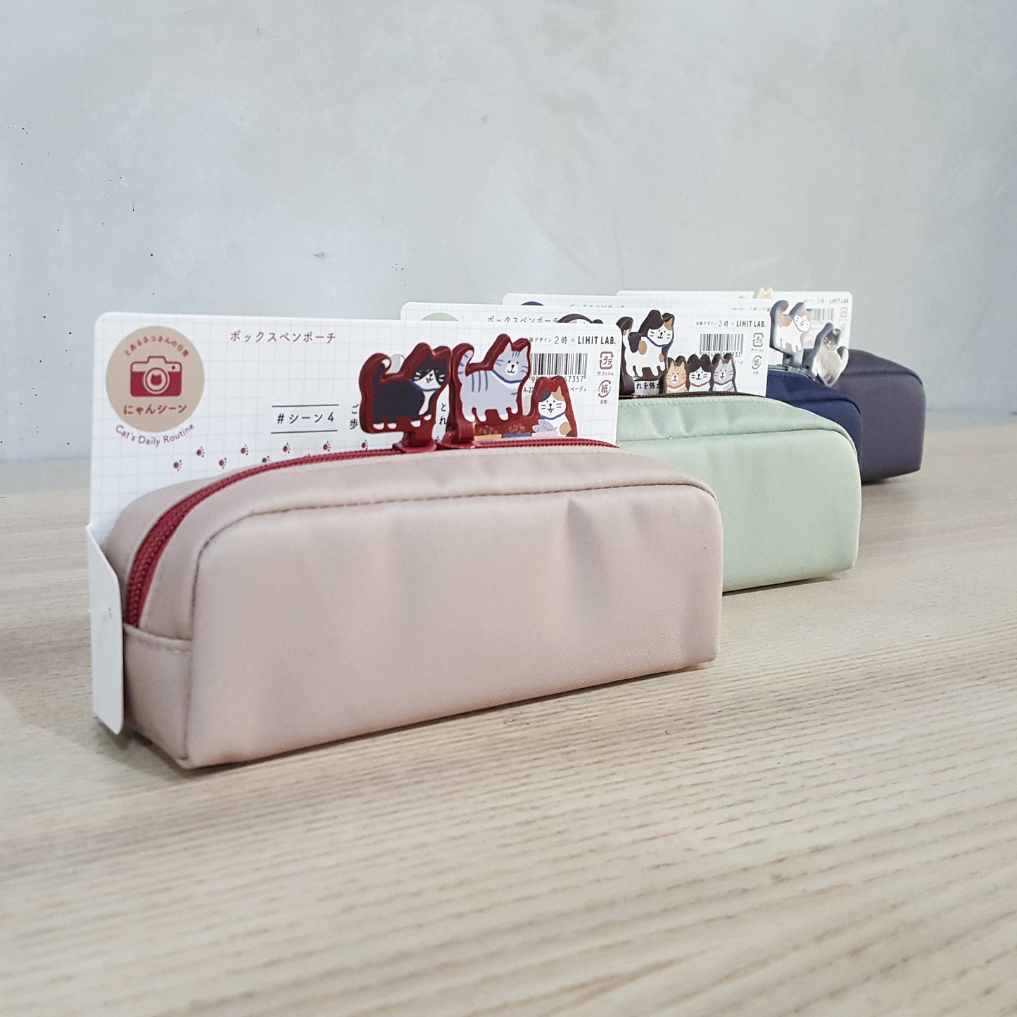 LIHIT Lab 貓貓長方形多用途筆袋