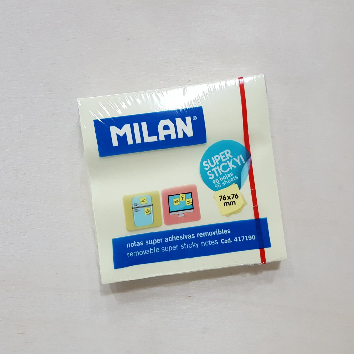 Milan 76 x 76mm Adhesive Notes 100/250/400pcs