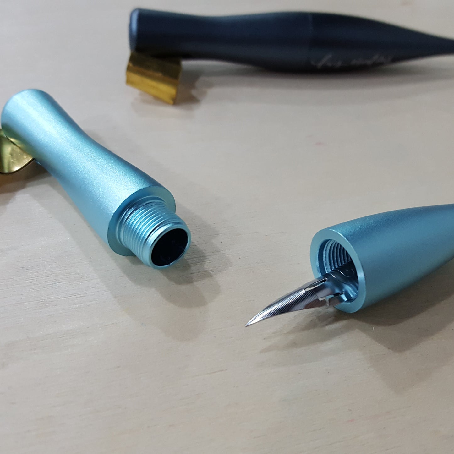 Moblique AL penholder 2-in-1 沾水筆