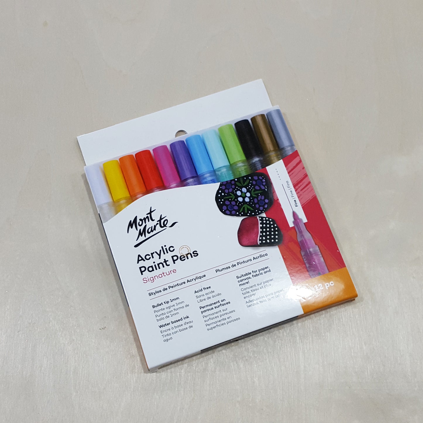 Mont Marte Acrylic Paint Pen 塑膠彩筆