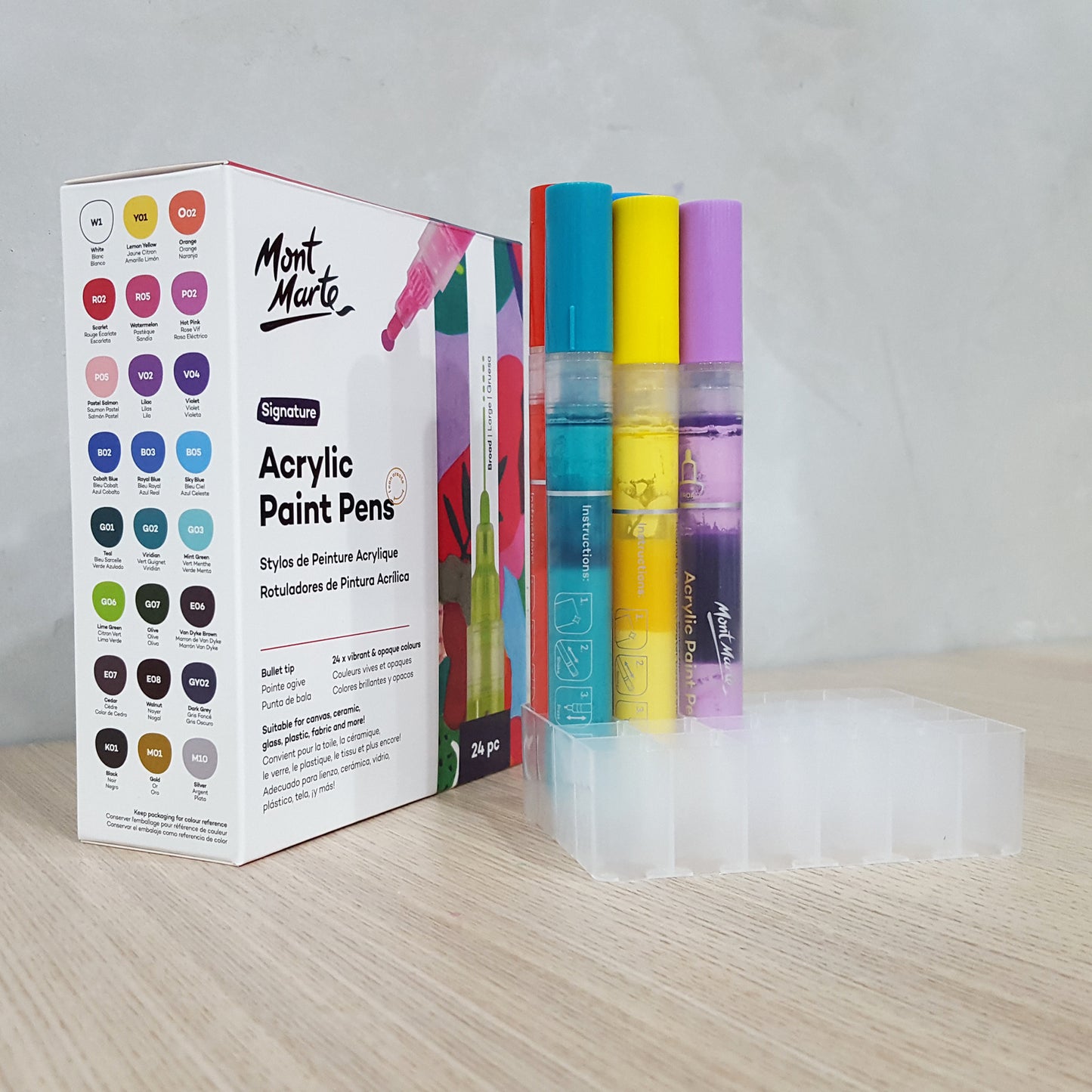 Mont Marte Acrylic Paint Pen 塑膠彩筆