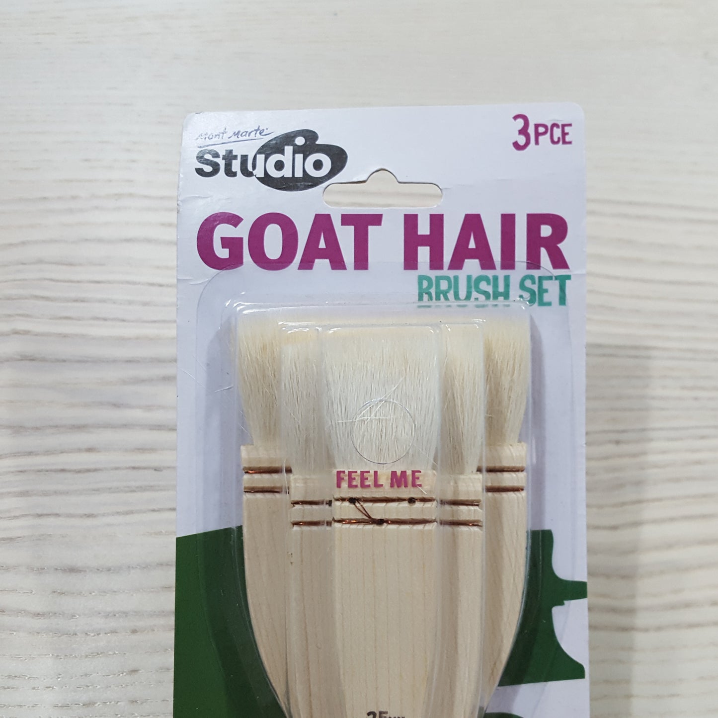 Mont Marte Goat Hair Brush 25 50 75mm